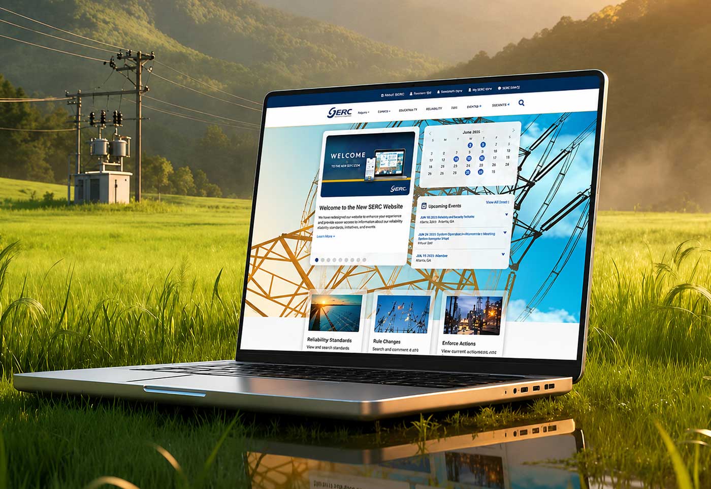 SERC Reliability Corporation website project by Synchronicity